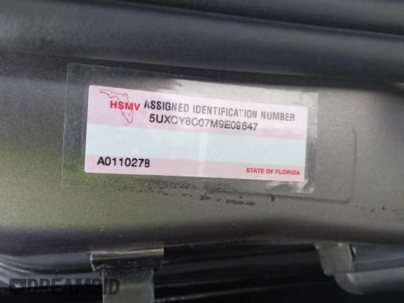 ✅ 2021 BMW X6 M50i • VIN: 5UXCY8C07M9E09647 • Лот: 41230738. Опубликован ранее на IAAI с пробегом 39 349 миль. Бесплатный доступ к архиву аукционных продаж из США и подробный отчёт об истории автомобиля на DreamBid. Изображение 9.