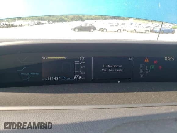 2017 Toyota Prius Plus с VIN JTDKARFP6H3033982, выставлен на аукционе Copart как лот 67222745 с пробегом 111 481 миль миль и Списание • Salvage title. История ставок и продаж доступна на DreamBid. Изображение 9.