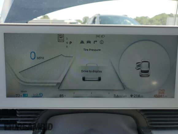 2022 Hyundai Ioniq 5 SE with VIN KM8KM4AE7NU080181, listed as a Copart auction lot 65934624 with 45,041 mi miles and Salvage title. Bid and sale history available at DreamBid. Image 9.