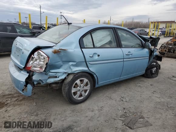 ✅ 2010 Hyundai Accent GLS • VIN: KMHCN4AC6AU415893 • Лот: 47347115. Опубликован ранее на Copart с пробегом 90 308 миль. Бесплатный доступ к архиву аукционных продаж из США и подробный отчёт об истории автомобиля на DreamBid. Изображение 3.
