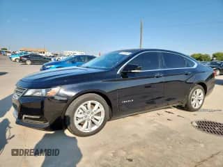 2018 Chevrolet Impala LT with VIN 2G1105SA4J9153598, listed as a Copart auction lot 80110675 with 130,811 mi miles and Clean title. Bid and sale history available at DreamBid. Image 1.