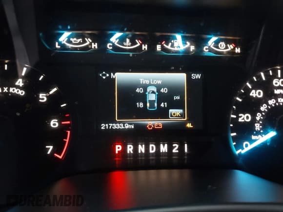 ✅ 2017 Ford F-150 XL • VIN: 1FTFX1EFXHKE03394 • Lot: 41471000. Listed on IAAI with 217,333 mi. Free auction sales archive from the USA and detailed vehicle history report at DreamBid. Image 15.