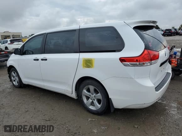 ✅ 2012 Toyota Sienna • VIN: 5TDZK3DC9CS219998 • Lot: 81647605. Listed on Copart with 301,875 mi. Free auction sales archive from the USA and detailed vehicle history report at DreamBid. Image 2.