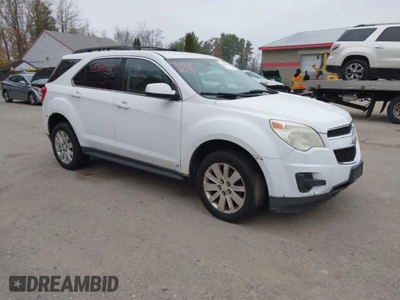✅ 2010 Chevrolet Equinox 1LT • VIN: 2CNFLEEY4A6210862 • Lot: 43587033. Listed on IAAI with 199,313 mi. Free auction sales archive from the USA and detailed vehicle history report at DreamBid. Image 1.