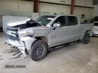 2022 Chevrolet Silverado 1500 LT z VIN 1GCUYDED8NZ113114, wystawiony jako Copart lot #59970845 z przebiegiem 47 939 mil mil oraz Szkoda całkowita • Salvage title. Historia ofert i sprzedaży dostępna na DreamBid. Obrazek 1.