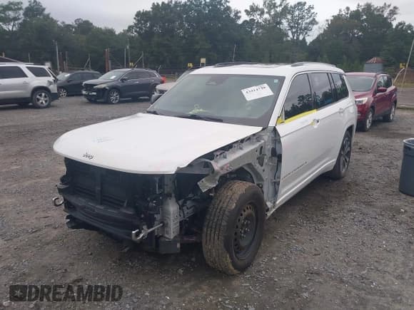 ✅ 2021 Jeep Grand Cherokee Overland • VIN: 1C4RJKDG6M8120190 • Лот: 43414728. Опубликован ранее на IAAI с пробегом 66 646 миль. Бесплатный доступ к архиву аукционных продаж из США и подробный отчёт об истории автомобиля на DreamBid. Изображение 2.