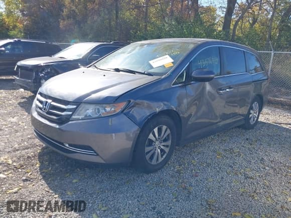 ✅ 2014 Honda Odyssey EX-L • VIN: 5FNRL5H64EB075152 • Лот: 43596928. Опубликован ранее на IAAI с пробегом 219 800 миль. Бесплатный доступ к архиву аукционных продаж из США и подробный отчёт об истории автомобиля на DreamBid. Изображение 2.