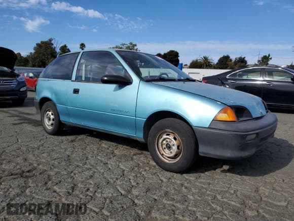 ✅ 1992 Geo Metro • VIN: 2C1MS2465N6782913 • Lot: 77405574. Listed on Copart with 77,080 mi. Free auction sales archive from the USA and detailed vehicle history report at DreamBid. Image 4.