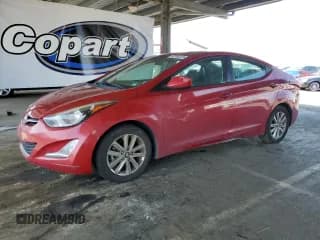 ✅ 2014 Hyundai Elantra SE • VIN: KMHDH4AE6EU177479 • Lot: 60160235. Listed on Copart with 180,442 mi. Free auction sales archive from the USA and detailed vehicle history report at DreamBid. Image 1.
