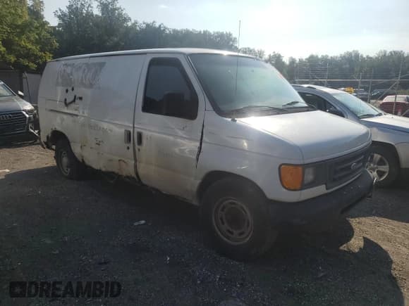 ✅ 2005 Ford Econoline Cargo • VIN: 1FTRE14W05HA21467 • Lot: 71631015. Listed on Copart with Not provided. Free auction sales archive from the USA and detailed vehicle history report at DreamBid. Image 4.
