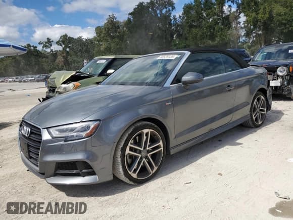 ✅ 2019 Audi A3 Cabriolet Premium Plus • VIN: WAUYELFF8K1018306 • Lot: 87287145. Wystawiony na Copart z przebiegiem 60 370 mil. Bezpłatny archiwum sprzedaży aukcyjnych z USA i szczegółowy raport historii pojazdu na DreamBid. Zdjęcie 1.