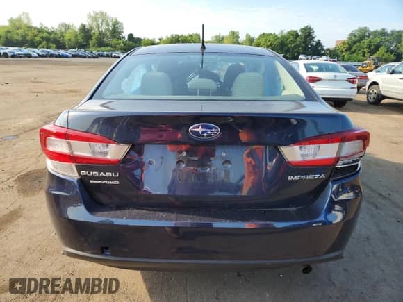 2020 Subaru Impreza with VIN 4S3GKAB66L3605823, listed as a Copart auction lot 66105495 with Not provided miles and Salvage title. Bid and sale history available at DreamBid. Image 6.