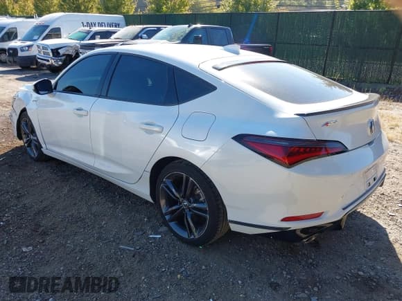 ✅ 2023 Acura Integra w/A-Spec Package • VIN: 19UDE4H32PA018546 • Lot: 43373170. Listed on IAAI with 10,895 mi. Free auction sales archive from the USA and detailed vehicle history report at DreamBid. Image 3.
