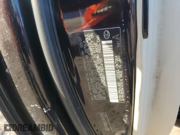 ✅ 2007 Lexus SC 430 • VIN: JTHFN45Y179014155 • Lot: 42896105. Listed on Copart with 142,018 mi. Free auction sales archive from the USA and detailed vehicle history report at DreamBid. Image 14.