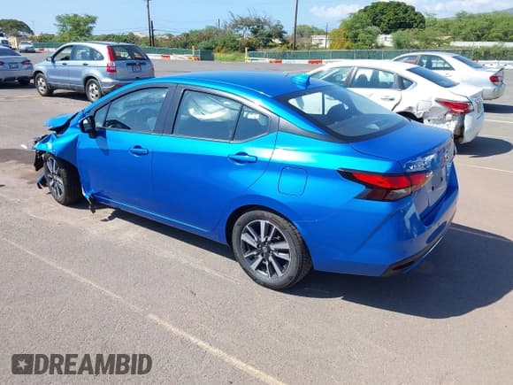 ✅ 2022 Nissan Versa SV • VIN: 3N1CN8EV5NL840421 • Lot: 41645793. Listed on IAAI with 28,830 mi. Free auction sales archive from the USA and detailed vehicle history report at DreamBid. Image 3.