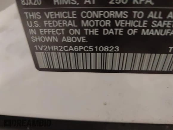 ✅ 2023 Volkswagen Atlas SE • VIN: 1V2HR2CA6PC510823 • Lot: 41576865. Wystawiony na IAAI z przebiegiem 22 991 mil. Bezpłatny archiwum sprzedaży aukcyjnych z USA i szczegółowy raport historii pojazdu na DreamBid. Zdjęcie 9.