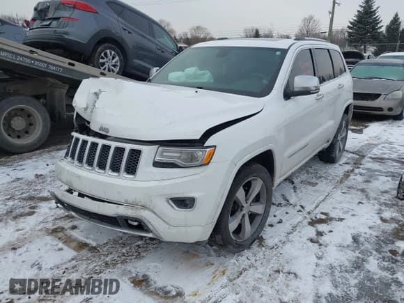 ✅ 2015 Jeep Grand Cherokee Overland • VIN: 1C4RJFCG7FC754178 • Lot: 41554947. Listed on IAAI with 164,413 mi. Free auction sales archive from the USA and detailed vehicle history report at DreamBid. Image 17.