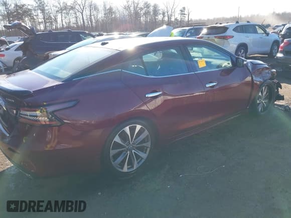✅ 2020 Nissan Maxima Platinum • VIN: 1N4AA6FV1LC377694 • Lot: 40997776. Wystawiony na IAAI z przebiegiem 14 321 mil. Bezpłatny archiwum sprzedaży aukcyjnych z USA i szczegółowy raport historii pojazdu na DreamBid. Zdjęcie 4.