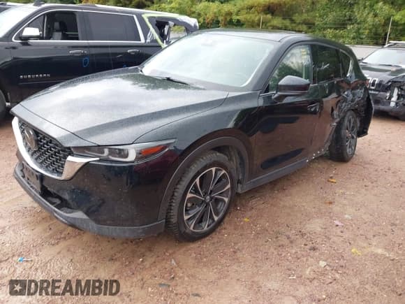 ✅ 2023 Mazda CX-5 S Premium Plus • VIN: JM3KFBEM2P0155956 • Lot: 43276491. Wystawiony na IAAI z przebiegiem 35 435 mil. Bezpłatny archiwum sprzedaży aukcyjnych z USA i szczegółowy raport historii pojazdu na DreamBid. Zdjęcie 2.
