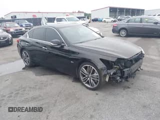 ✅ 2017 Infiniti Q50 Premium • VIN: JN1EV7AP0HM730316 • Lot: 42345667. Listed on IAAI with 123,743 mi. Free auction sales archive from the USA and detailed vehicle history report at DreamBid. Image 1.