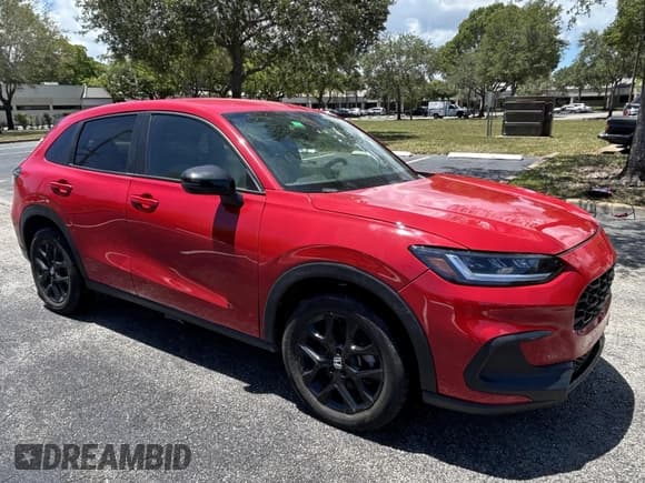 ✅ 2023 Honda HR-V Sport • VIN: 3CZRZ2H51PM737766 • Лот: 43029943. Опубликован ранее на IAAI с пробегом 15 356 миль. Бесплатный доступ к архиву аукционных продаж из США и подробный отчёт об истории автомобиля на DreamBid. Изображение 1.