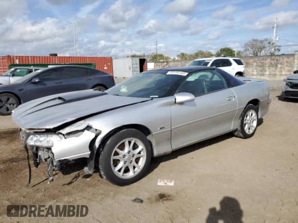 2000 Chevrolet Camaro Z28 z VIN 2G1FP22G6Y2156722, wystawiony jako Copart lot #45156165 z przebiegiem 123 955 mil mil oraz Szkoda całkowita • Salvage title. Historia ofert i sprzedaży dostępna na DreamBid. Obrazek 1.