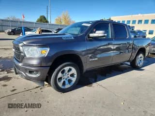 ✅ 2022 Ram 1500 Big Horn • VIN: 1C6RRFFG4NN429695 • Lot: 90132935. Listed on Copart with 60,545 mi. Free auction sales archive from the USA and detailed vehicle history report at DreamBid. Image 1.