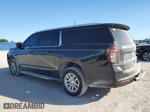 2024 Chevrolet Suburban LT z VIN 1GNSCCKD4RR177376, wystawiony jako Copart lot #86729385 z przebiegiem 65 380 mil mil oraz Szkoda całkowita • Salvage title. Historia ofert i sprzedaży dostępna na DreamBid. Obrazek 2.