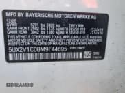 ✅ 2021 BMW X4 xDrive30i • VIN: 5UX2V1C08M9F44695 • Lot: 85751064. Wystawiony na Copart z przebiegiem 55 417 mil. Bezpłatny archiwum sprzedaży aukcyjnych z USA i szczegółowy raport historii pojazdu na DreamBid. Zdjęcie 12.