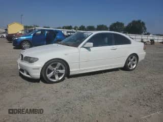 2004 BMW 3 Series 325Ci with VIN WBABD33434PL04303, listed as a Copart auction lot 64465255 with 148,476 mi miles and Salvage title. Bid and sale history available at DreamBid. Image 1.