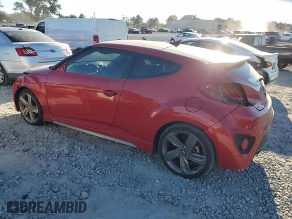 ✅ 2013 Hyundai Veloster Turbo • VIN: KMHTC6AE4DU179641 • Lot: 85915125. Listed on Copart with 95,967 mi. Free auction sales archive from the USA and detailed vehicle history report at DreamBid. Image 2.
