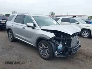 2025 Hyundai Palisade SEL Premium с VIN KM8R4DGE8SU851426, выставлен на аукционе IAAI как лот 43014791 с пробегом 4 844 миль миль и . История ставок и продаж доступна на DreamBid. Изображение 1.