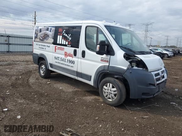 ✅ 2016 Ram ProMaster Cargo • VIN: 3C6TRVAG4GE110571 • Lot: 54731895. Listed on Copart with 86,041 mi. Free auction sales archive from the USA and detailed vehicle history report at DreamBid. Image 4.
