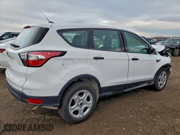 ✅ 2018 Ford Escape S • VIN: 1FMCU0F70JUD01301 • Lot: 93354925. Listed on Copart with 67,129 mi. Free auction sales archive from the USA and detailed vehicle history report at DreamBid. Image 3.