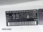 ✅ 2001 Mercedes-Benz CLK 320/430 • VIN: WDBLK65G21T076236 • Lot: 42486148. Wystawiony na IAAI z przebiegiem 69 069 mil. Bezpłatny archiwum sprzedaży aukcyjnych z USA i szczegółowy raport historii pojazdu na DreamBid. Zdjęcie 9.