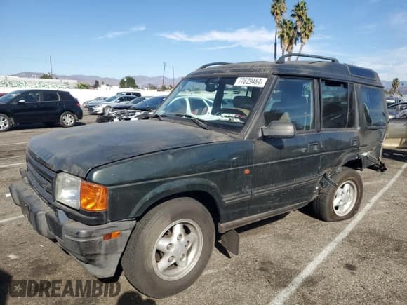 ✅ 1998 Land Rover Discovery SD • VIN: SALJY1249WA786539 • Lot: 77629484. Listed on Copart with Not provided. Free auction sales archive from the USA and detailed vehicle history report at DreamBid. Image 1.