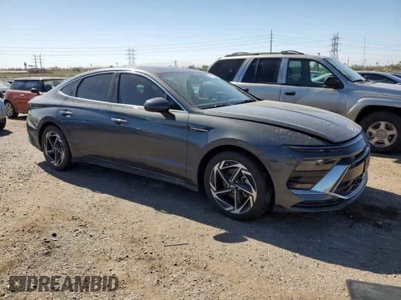 ✅ 2024 Hyundai Sonata SEL • VIN: KMHL14JA7RA350219 • Lot: 90102455. Listed on Copart with 28,962 mi. Free auction sales archive from the USA and detailed vehicle history report at DreamBid. Image 4.