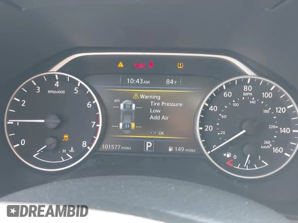 ✅ 2017 Nissan Maxima Platinum • VIN: 1N4AA6AP6HC401584 • Lot: 43244633. Listed on IAAI with 101,577 mi. Free auction sales archive from the USA and detailed vehicle history report at DreamBid. Image 7.