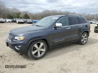 ✅ 2015 Jeep Grand Cherokee Overland • VIN: 1C4RJFCG1FC115844 • Лот: 47490555. Опубликован ранее на Copart с пробегом 215 263 миль. Бесплатный доступ к архиву аукционных продаж из США и подробный отчёт об истории автомобиля на DreamBid. Изображение 1.