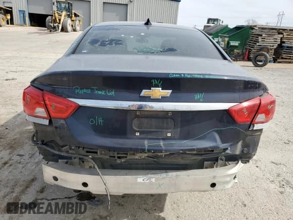 ✅ 2018 Chevrolet Impala LS • VIN: 2G11Z5SAXJ9103696 • Лот: 44037564. Опубликован ранее на Copart с пробегом 98 031 миль. Бесплатный доступ к архиву аукционных продаж из США и подробный отчёт об истории автомобиля на DreamBid. Изображение 6.