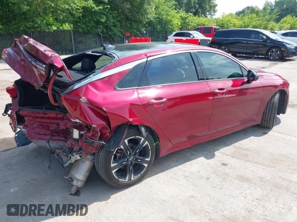 ✅ 2021 Kia K5 GT-Line • VIN: 5XXG64J21MG081650 • Лот: 42509360. Опубликован ранее на IAAI с пробегом 39 389 миль. Бесплатный доступ к архиву аукционных продаж из США и подробный отчёт об истории автомобиля на DreamBid. Изображение 4.