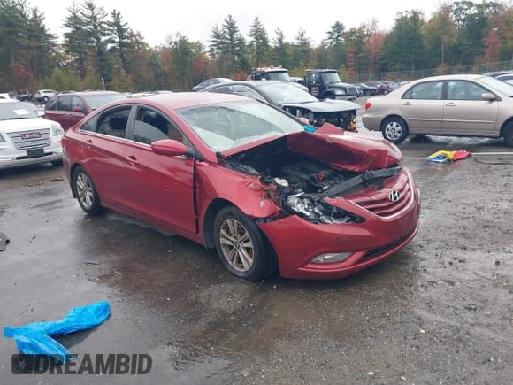 ✅ 2013 Hyundai Sonata GLS • VIN: 5NPEB4ACXDH675718 • Lot: 43341041. Listed on IAAI with 175,618 mi. Free auction sales archive from the USA and detailed vehicle history report at DreamBid. Image 1.