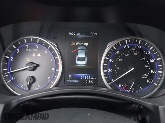 ✅ 2017 Infiniti Q50 Signature Edition • VIN: JN1EV7AR7HM840362 • Lot: 43744755. Listed on IAAI with 51,392 mi. Free auction sales archive from the USA and detailed vehicle history report at DreamBid. Image 7.