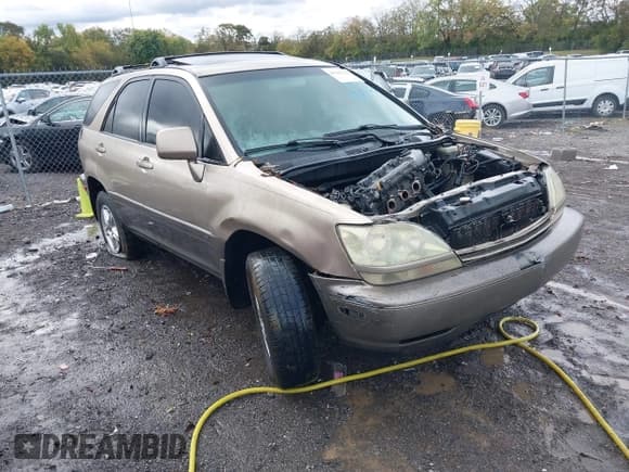 ✅ 2003 Lexus RX 300 • VIN: JTJGF10U030158247 • Lot: 43565253. Wystawiony na IAAI z przebiegiem Nie podano. Bezpłatny archiwum sprzedaży aukcyjnych z USA i szczegółowy raport historii pojazdu na DreamBid. Zdjęcie 1.