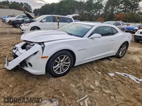 ✅ 2015 Chevrolet Camaro LT • VIN: 2G1FD1E37F9169558 • Lot: 93592795. Listed on Copart with 192,941 mi. Free auction sales archive from the USA and detailed vehicle history report at DreamBid. Image 1.