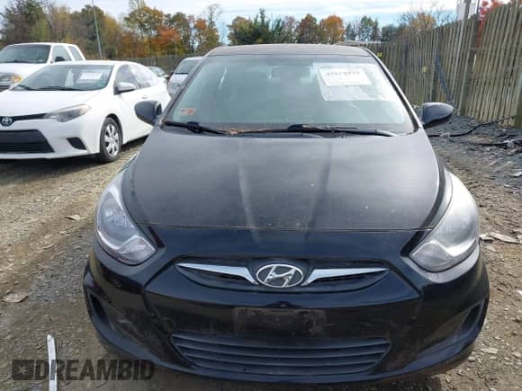 2014 Hyundai Accent GS with VIN KMHCT5AE6EU165669, listed as a IAAI auction lot 43618572 with 122,044 mi miles and . Bid and sale history available at DreamBid. Image 6.
