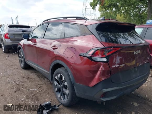 ✅ 2023 Kia Sportage X-Line • VIN: 5XYK6CAF4PG075333 • Lot: 43302310. Listed on IAAI with 51,826 mi. Free auction sales archive from the USA and detailed vehicle history report at DreamBid. Image 3.