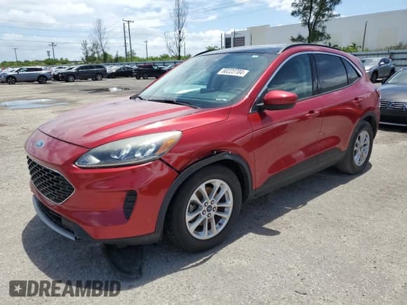 ✅ 2020 Ford Escape SE • VIN: 1FMCU0G68LUA06245 • Лот: 60222704. Опубликован ранее на Copart с пробегом 84 691 миль. Бесплатный доступ к архиву аукционных продаж из США и подробный отчёт об истории автомобиля на DreamBid. Изображение 1.