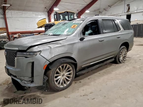 ✅ 2023 Cadillac Escalade 4WD Premium Luxury • VIN: 1GYS4BKL1PR431804 • Лот: 93613345. Опубликован ранее на Copart с пробегом Не указан. Бесплатный доступ к архиву аукционных продаж из США и подробный отчёт об истории автомобиля на DreamBid. Изображение 1.