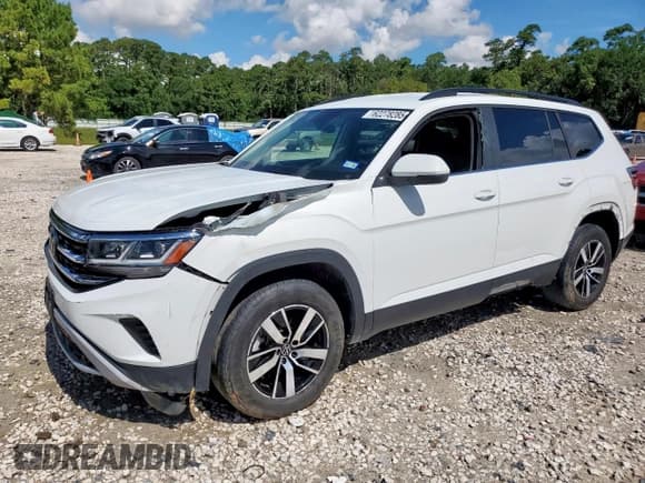 ✅ 2022 Volkswagen Atlas SE • VIN: 1V2DP2CA0NC547593 • Lot: 62278285. Listed on Copart with 30,597 mi. Free auction sales archive from the USA and detailed vehicle history report at DreamBid. Image 1.